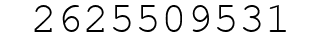 Number 2625509531.