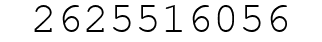 Number 2625516056.