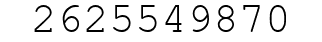 Number 2625549870.