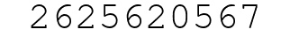 Number 2625620567.
