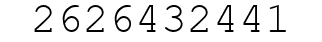 Number 2626432441.