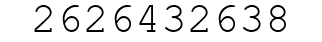 Number 2626432638.