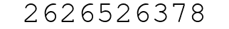 Number 2626526378.
