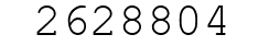 Number 2628804.