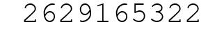 Number 2629165322.