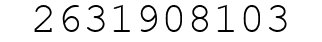 Number 2631908103.