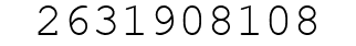 Number 2631908108.