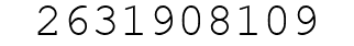 Number 2631908109.