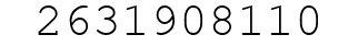 Number 2631908110.