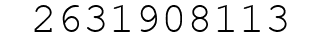 Number 2631908113.