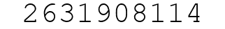 Number 2631908114.