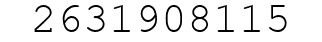 Number 2631908115.
