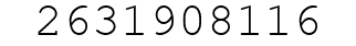 Number 2631908116.