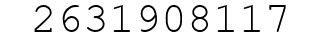 Number 2631908117.