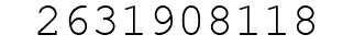 Number 2631908118.