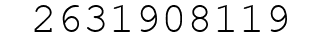 Number 2631908119.