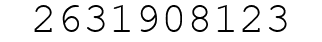 Number 2631908123.