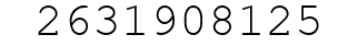 Number 2631908125.