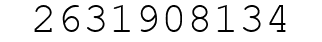 Number 2631908134.