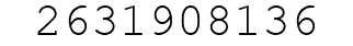 Number 2631908136.