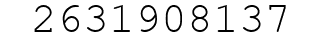Number 2631908137.