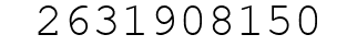Number 2631908150.