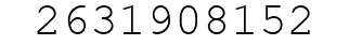 Number 2631908152.
