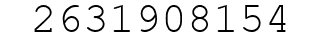 Number 2631908154.