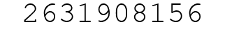 Number 2631908156.