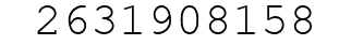 Number 2631908158.