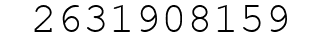 Number 2631908159.