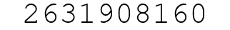 Number 2631908160.