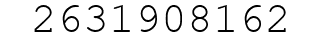 Number 2631908162.