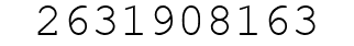 Number 2631908163.