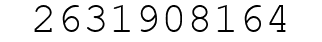 Number 2631908164.