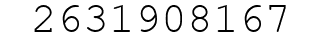 Number 2631908167.