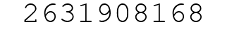 Number 2631908168.