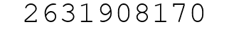 Number 2631908170.