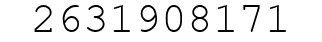 Number 2631908171.