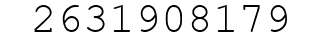 Number 2631908179.