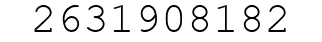 Number 2631908182.