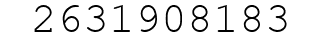 Number 2631908183.