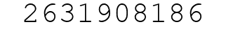Number 2631908186.