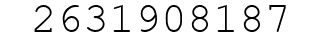 Number 2631908187.