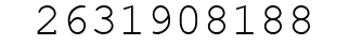 Number 2631908188.