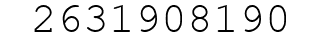 Number 2631908190.