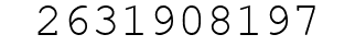 Number 2631908197.