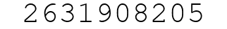Number 2631908205.