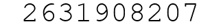 Number 2631908207.