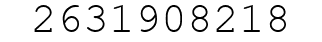 Number 2631908218.